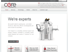 Tablet Screenshot of coresupport.net